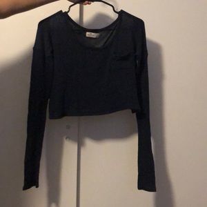 Hollister crop long sleeve
